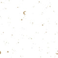Behangstaal vliesbehang – Wit – Newborn Naturals – Moon & Stars