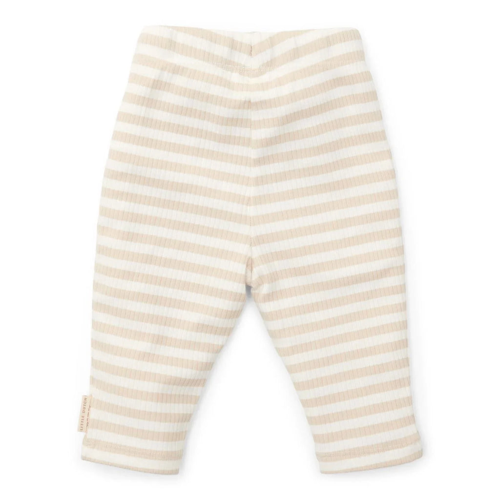 Broek - Zand - Newborn Naturals - Gestreept