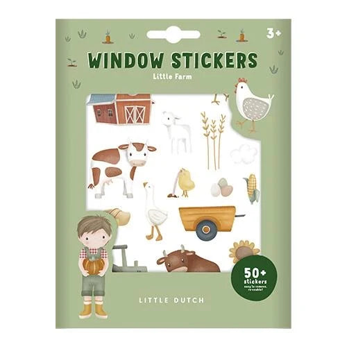 Raamstickers Little Farm