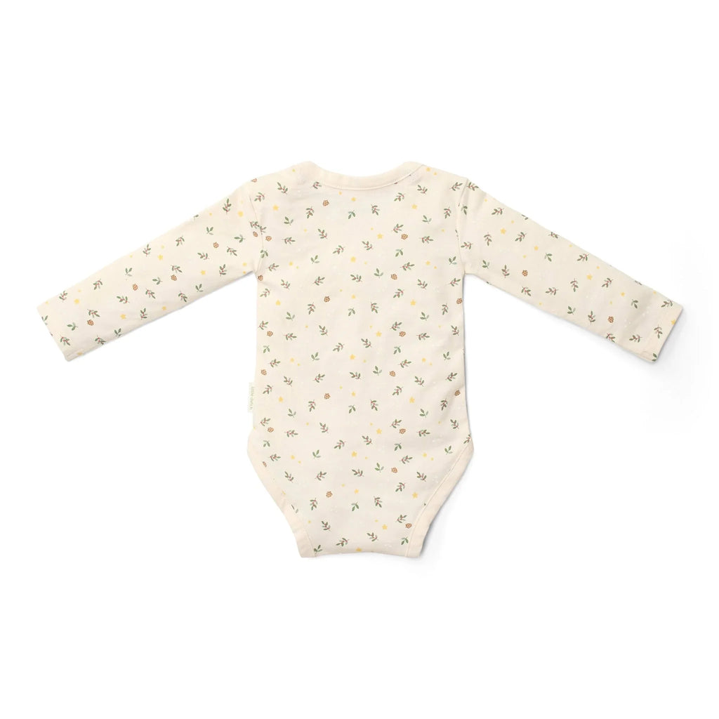 2-pack kerst romper lange mouw – Beige