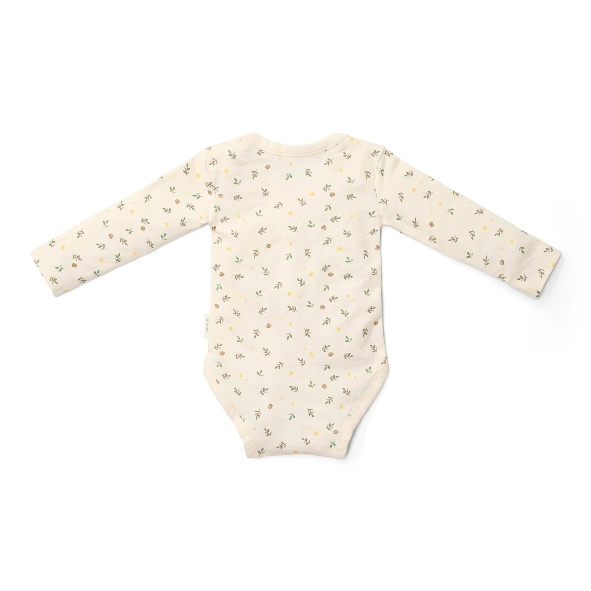2-pack kerst romper lange mouw – Beige