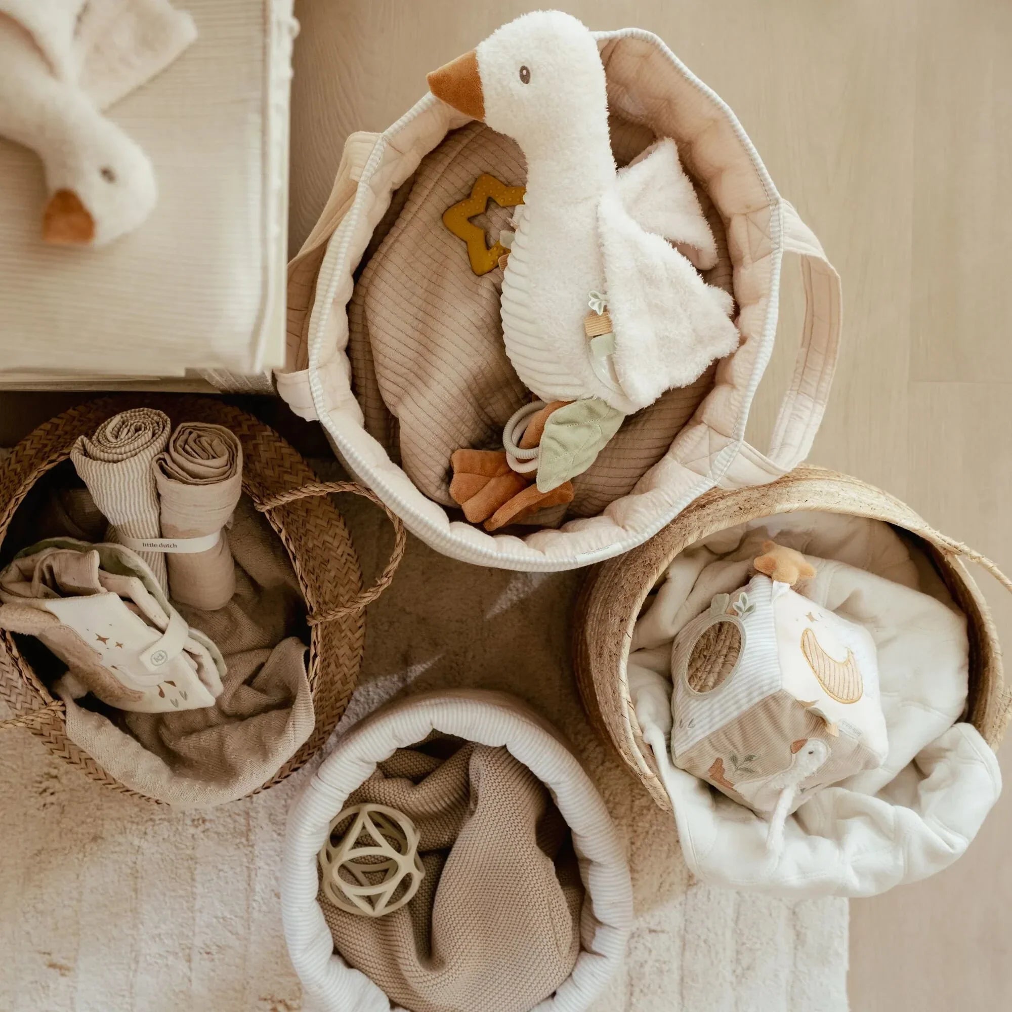 Opbergmandje medium - Beige - Essentials