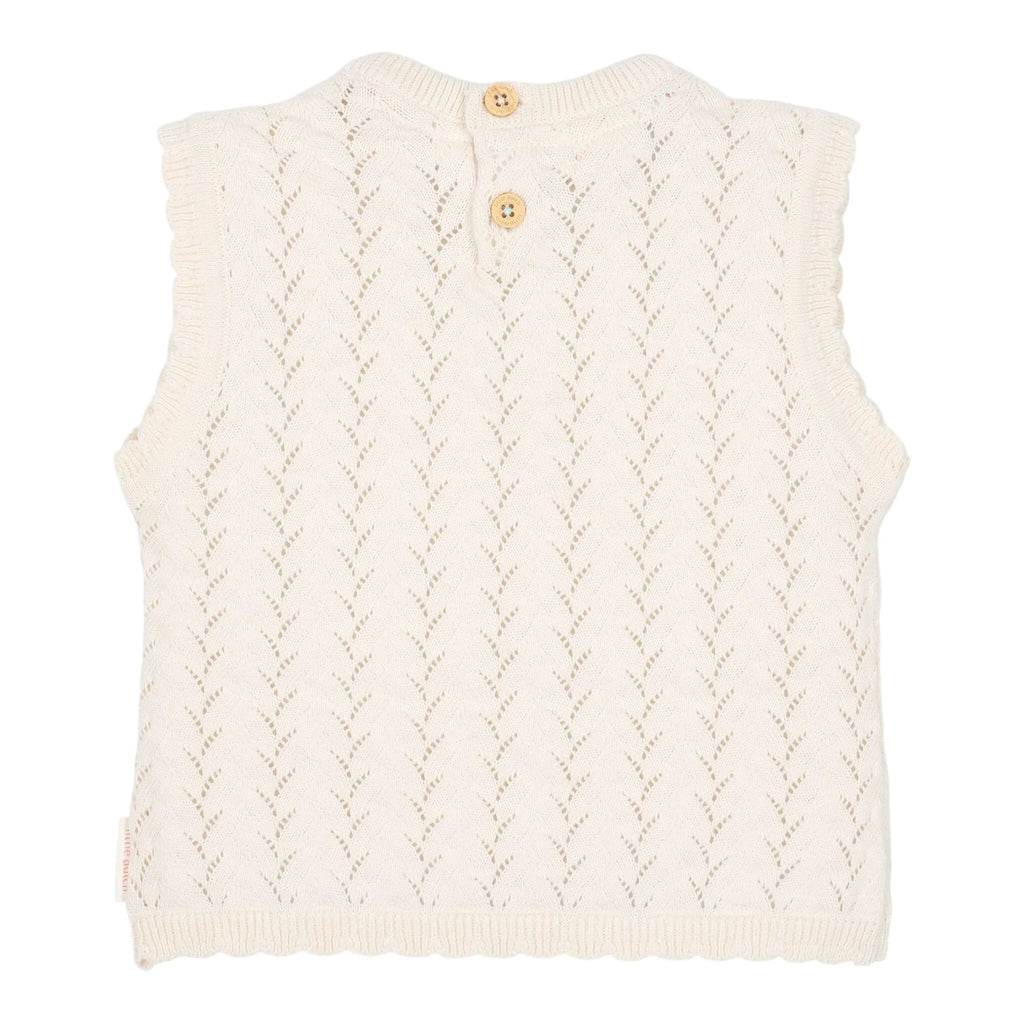 Singlet gebreid - Wit