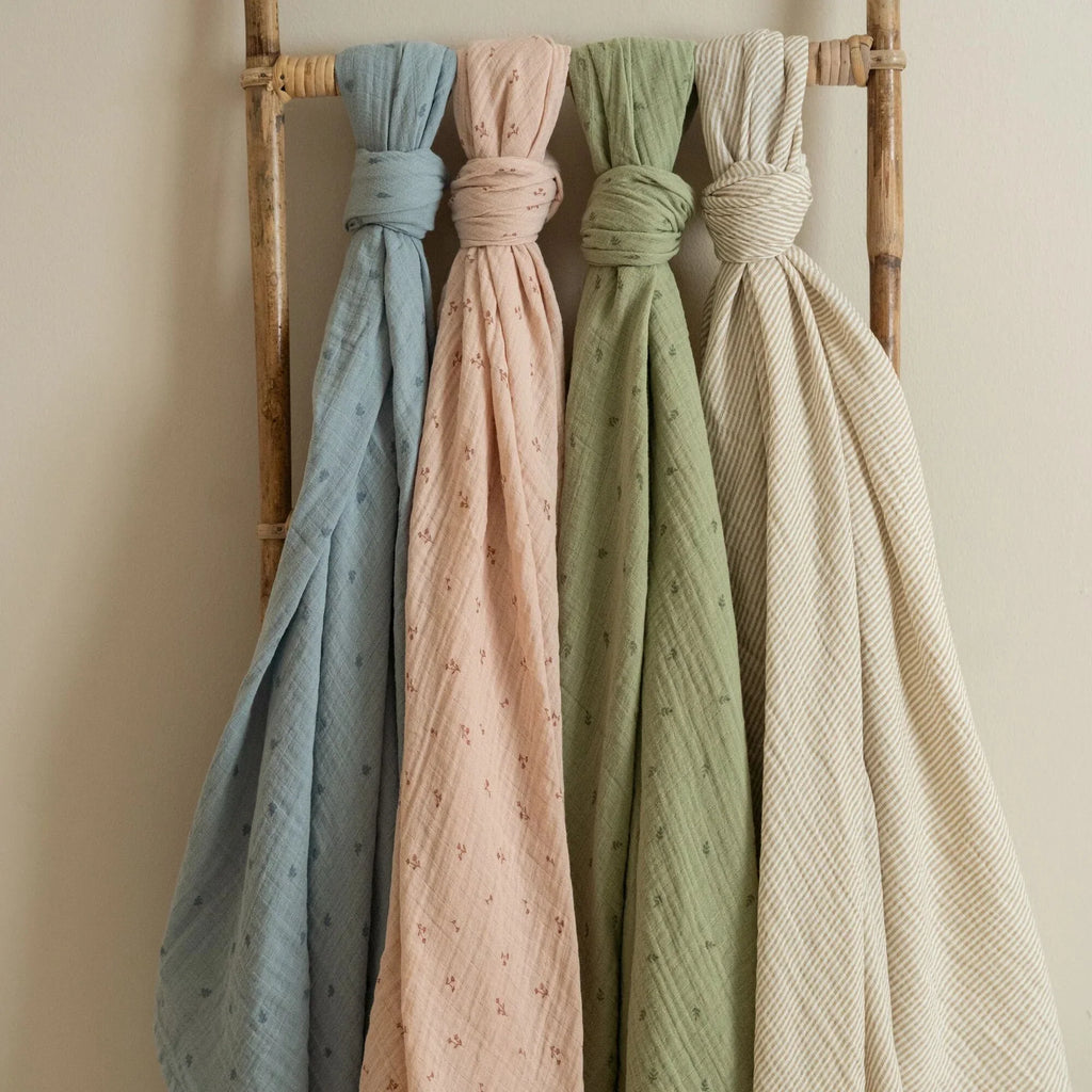 Swaddle - Blauw - 120 cm - Essentials